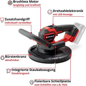 Produktbild für Trockenbauschleifer Einhell-Professional TP-DWS 18/225 Li BL
