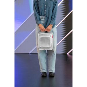 Produktbild für Kühltasche Reisenthel Coolerbox silver crackle, faltbar
