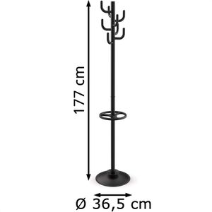 Produktbild für Garderobenständer Maul MAULpolaris, schwarz