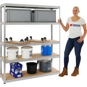 Produktbild für Weitspannregal PROREGAL Giant Elephant, 5 Holzböden