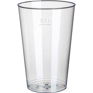 Produktbild für Trinkbecher Papstar 12140, glasklar, PS