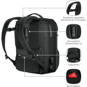Produktbild für Handgepäck-Rucksack Wenger UrbanOne Travel, 653888