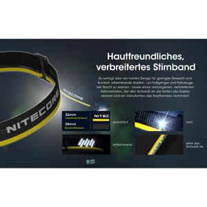 Produktbild für Stirnlampe Nitecore NU50 LED, wiederaufladbar