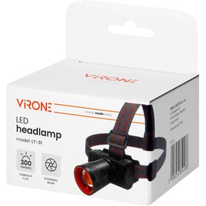 Produktbild für Stirnlampe Virone LT-13, LED, wiederaufladbar