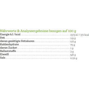 Produktbild für Knusperbrot Le-Pain-des-Fleurs Blumenbrot Mehrkorn, Bio