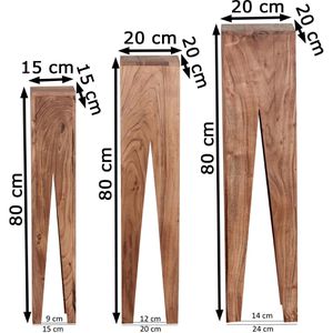 Produktbild für Blumenständer Wohnling WL1.565, braun