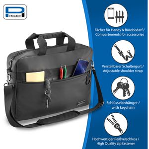 Produktbild für Laptoptasche Pedea Clutch 66066530, schwarz