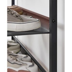 Produktbild für Schuhregal Vasagle LBS038B01, aus Metall