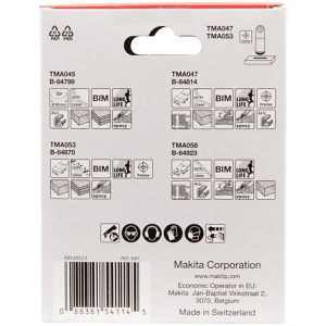 Produktbild für Multifunktionswerkzeug-Zubehör Makita Set, B-67480