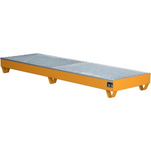 Produktbild für Auffangwanne BAUER 2042, orange, aus Stahl