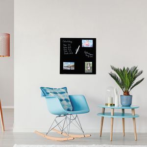 Produktbild für Glas-Magnettafel Relaxdays inkl. Zubehör