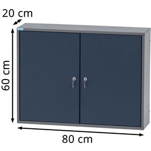 Produktbild für Werkzeugschrank Küpper 70223, aus Metall, grau / blau