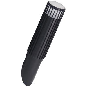 Luxula Wandleuchte LX700213, für außen, mit GU10-Fassung, aus Aluminium, schwarz