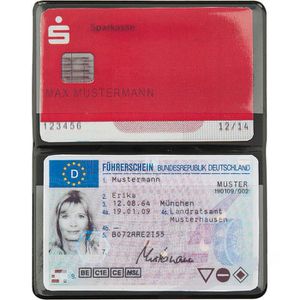 Kreditkartenhülle Veloflex Document Safe, schwarz