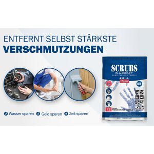 Produktbild für Reinigungstücher Scrubs 042270, Refill, Original, feucht