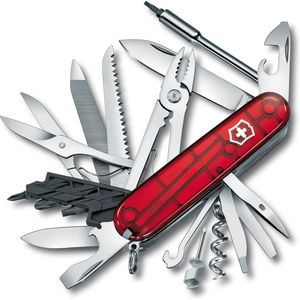 Taschenmesser Victorinox CyberTool L 1.7775.T, rot transparent