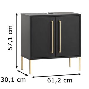 Produktbild für Waschbeckenunterschrank Schildmeyer Sarah 152627, stehend