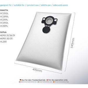 Produktbild für Staubsaugerbeutel McFilter DSM 42