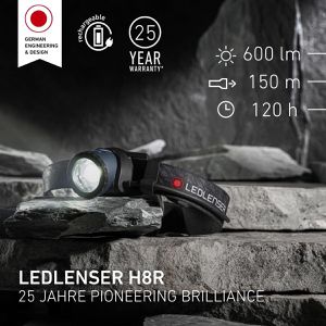 Produktbild für Stirnlampe Ledlenser H8R LED, wiederaufladbar