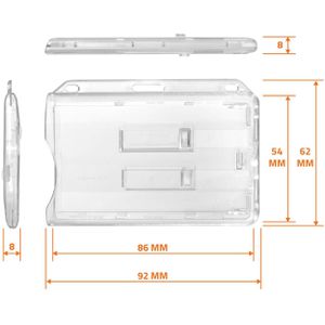Produktbild für Kartenhalter Karteo 6405-E-0, Hartplastik