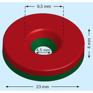 Produktbild für Magnete Böttcher-AG N35, silber, Neodym Magnet
