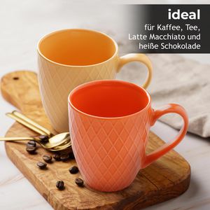 Produktbild für Kaffeebecher Miamio Palmanova Magma, 400ml
