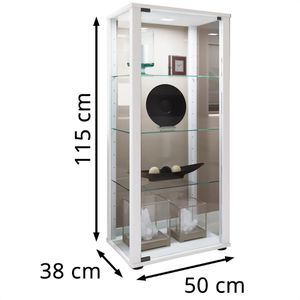 Produktbild für Glasvitrine VCM Kavisa M, stehend