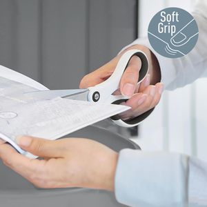 Produktbild für Büroschere Leitz WOW Titan, 5319-21-01, mit Softgrip