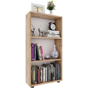 Produktbild für Bücherregal VCM Bulas, 918408, honig eiche