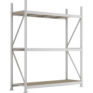 Produktbild für Weitspannregal META-Regalbau 20051235, 3 Holzböden