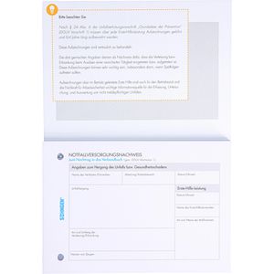 Produktbild für Meldeblock Söhngen DIN A6, für Betriebe, DSGVO konform