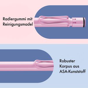 Produktbild für Druckbleistift Lamy safari 1D0 lightrose, rosa, Kunststoff