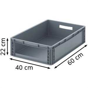 Produktbild für Eurobox AUER SLK 64/22, grau