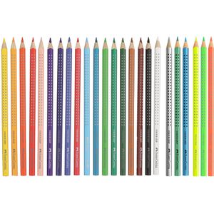 Produktbild für Buntstifte Faber-Castell Colour Grip Dino 18+6