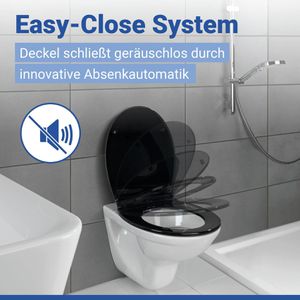 Produktbild für WC-Sitz Wenko Premium Kos 23443100, oval, aus Thermoplast