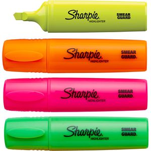 Produktbild für Textmarker Sharpie Fluo XL, 4 Stück
