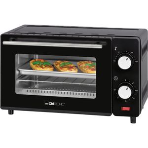 Clatronic Minibackofen MB 3746, 650 Watt, schwarz, 8 Liter