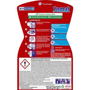Produktbild für Spülmaschinenreiniger Somat Duo 5 in 1 Maschinenreiniger, Tabs