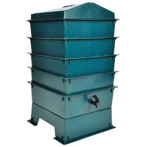 Komposter vidaXL 40585, grün, aus Kunststoff