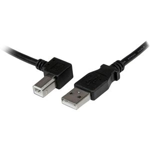 Produktbild für USB-Kabel StarTech USBAB1ML USB 2.0 90°, 1 m, schwarz