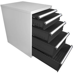 Produktbild für Schubladenschrank ADB 51515, aus Metall
