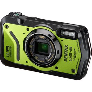 Produktbild für Kompaktkamera Pentax WG-8 grün, mit 3 Zoll Display