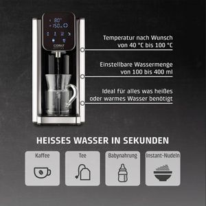 Produktbild für Heißwasserspender Caso HW 666 Inox, einstellbar 40°C - 100°C