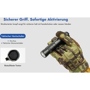 Produktbild für Taschenlampe Wuben L3 schwarz, LED, aufladbar