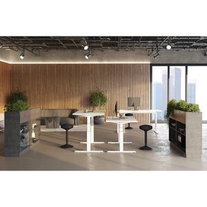 Produktbild für Schreibtisch Actiforce Pro 670SLS, weiß / silber