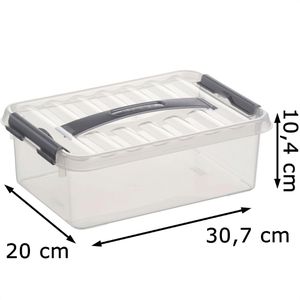 Produktbild für Aufbewahrungsbox Sunware Q-Line Box 78700609, 4L