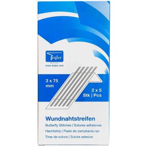 Wundnahtstreifen Teqler steril, 10 Streifen