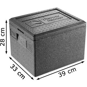 Produktbild für Thermobox thermohauser schwarz, 19 Liter
