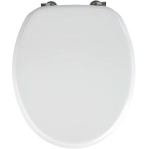 Produktbild für WC-Sitz Wenko Valencia, oval, aus Holz