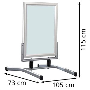 Produktbild für Kundenstopper Franken BS1308, DIN A1